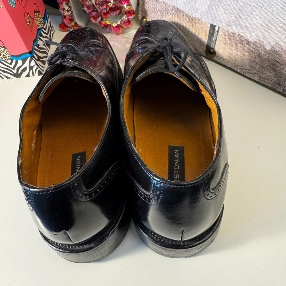 Bostonian Classic Black Leather Men's Dress Shoes